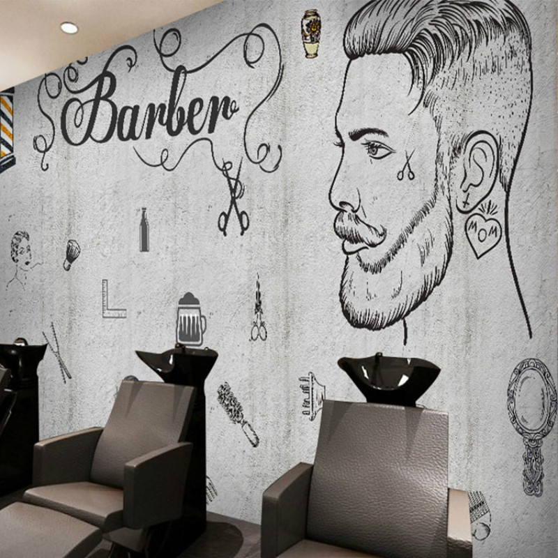 Coffee Shop Wall Drawing - HD Wallpaper 
