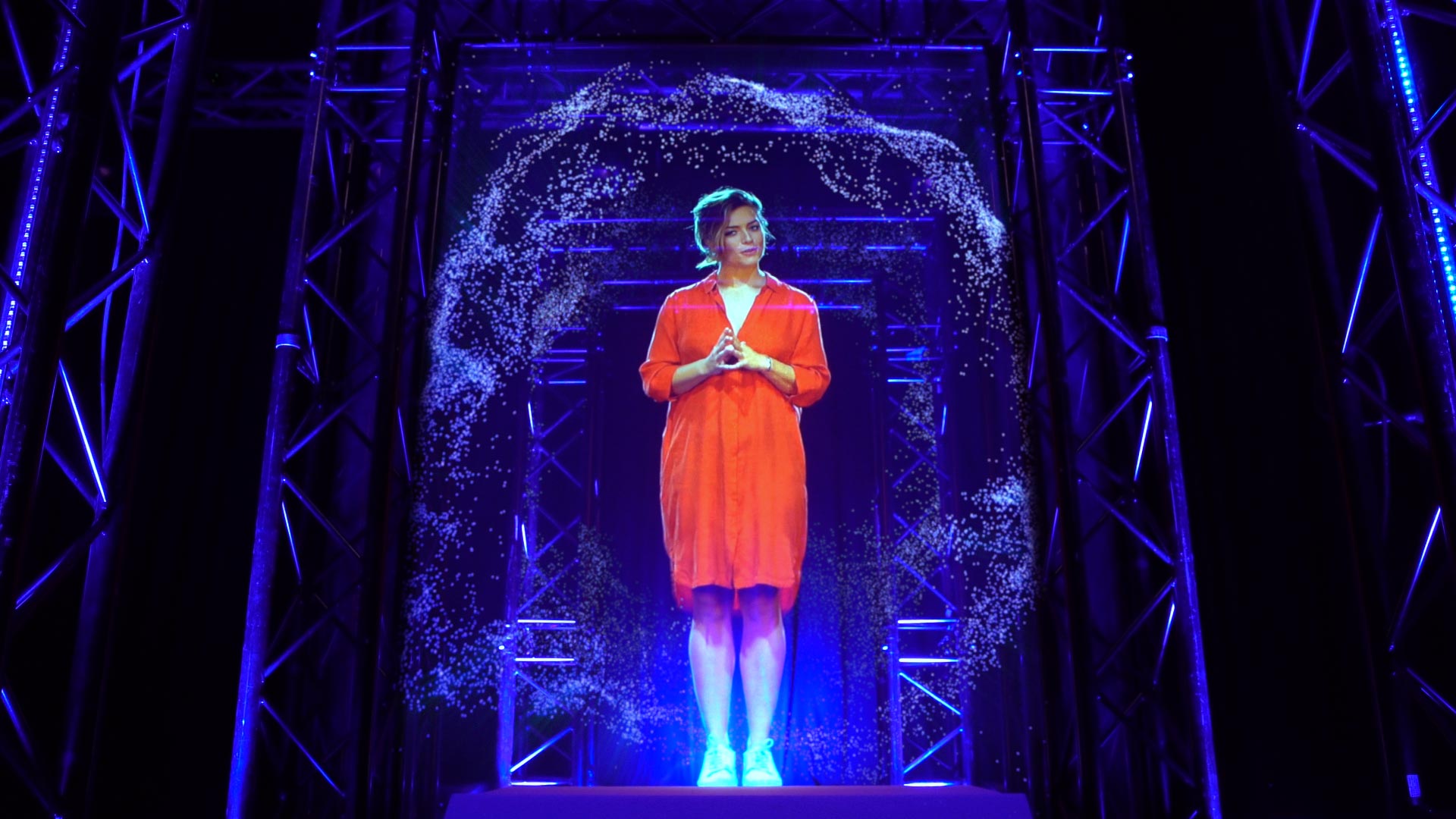 Hologram Presentation - HD Wallpaper 