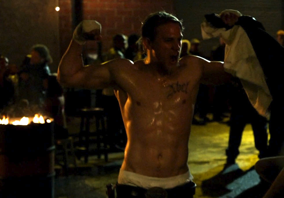 Charlie Hunnam Hot Shirtless - Soa Season 3 Charlie Hunnam - HD Wallpaper 
