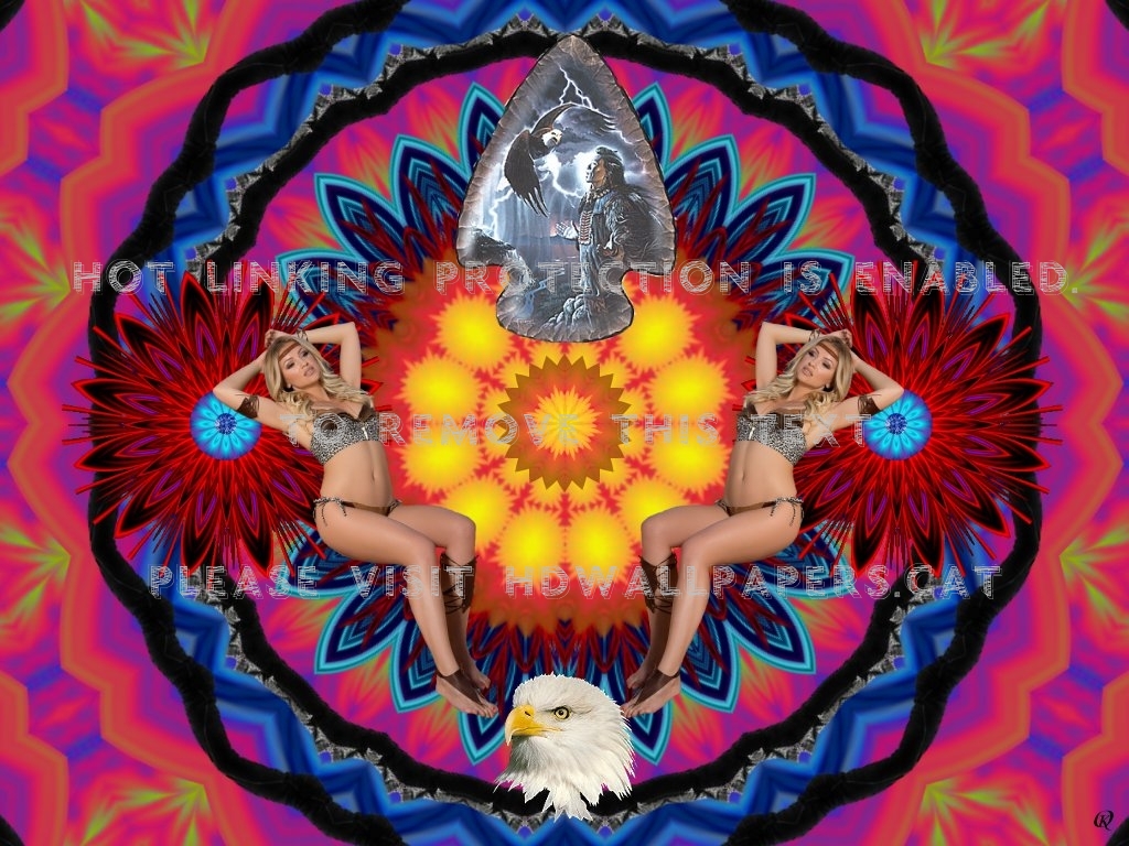 Of The Eagle Eye Candy Abstract Collage 3d - Floral Design - HD Wallpaper 