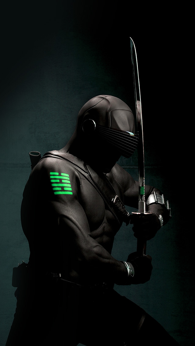 Gi Joe Ninja Snake Eyes Black Hero - HD Wallpaper 
