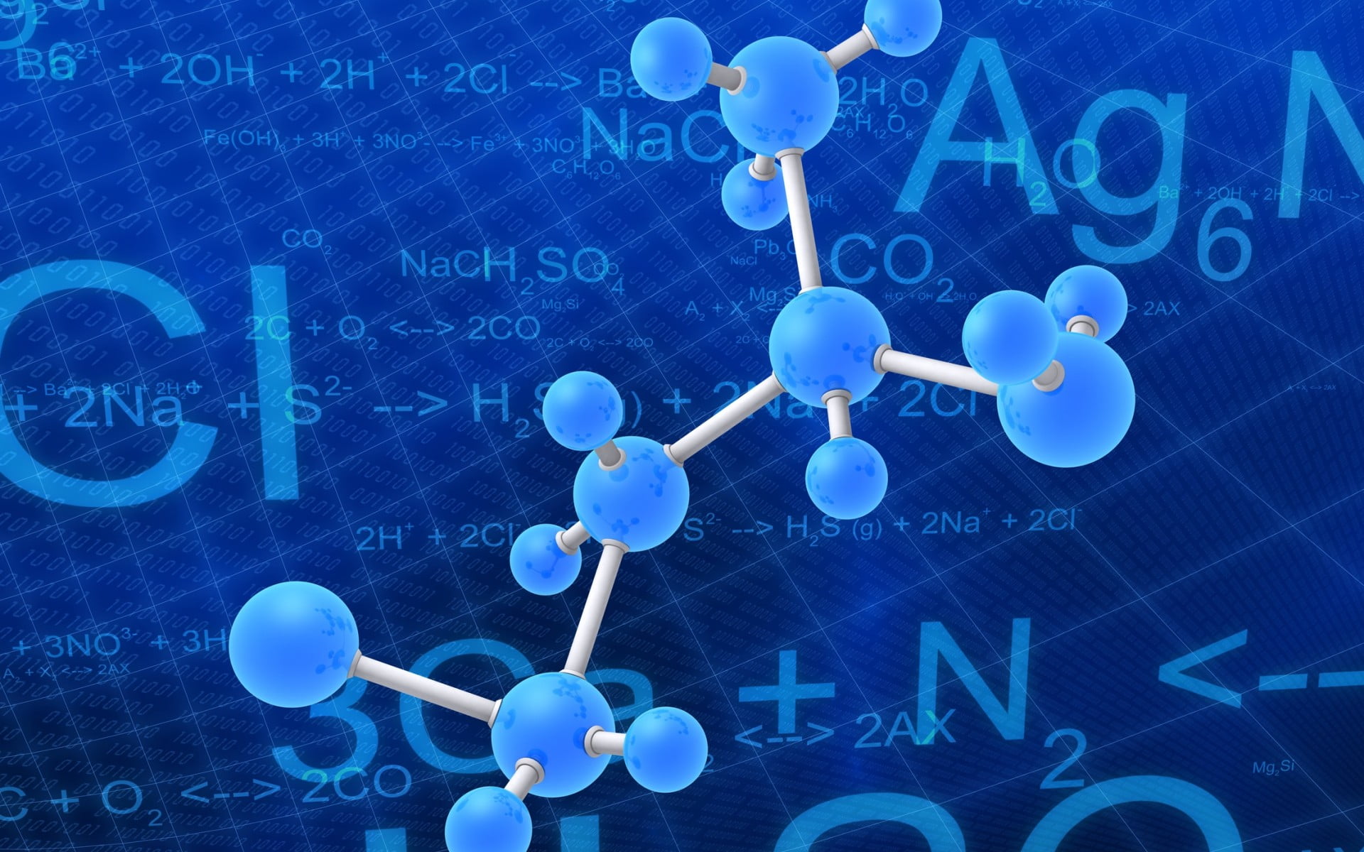 Chemistry Atoms Backgrounds - HD Wallpaper 