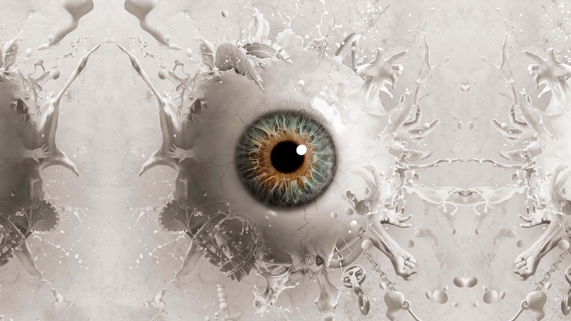 Liquid Eyeball Wallpaper - Eyeball Wallpaper Hd - HD Wallpaper 