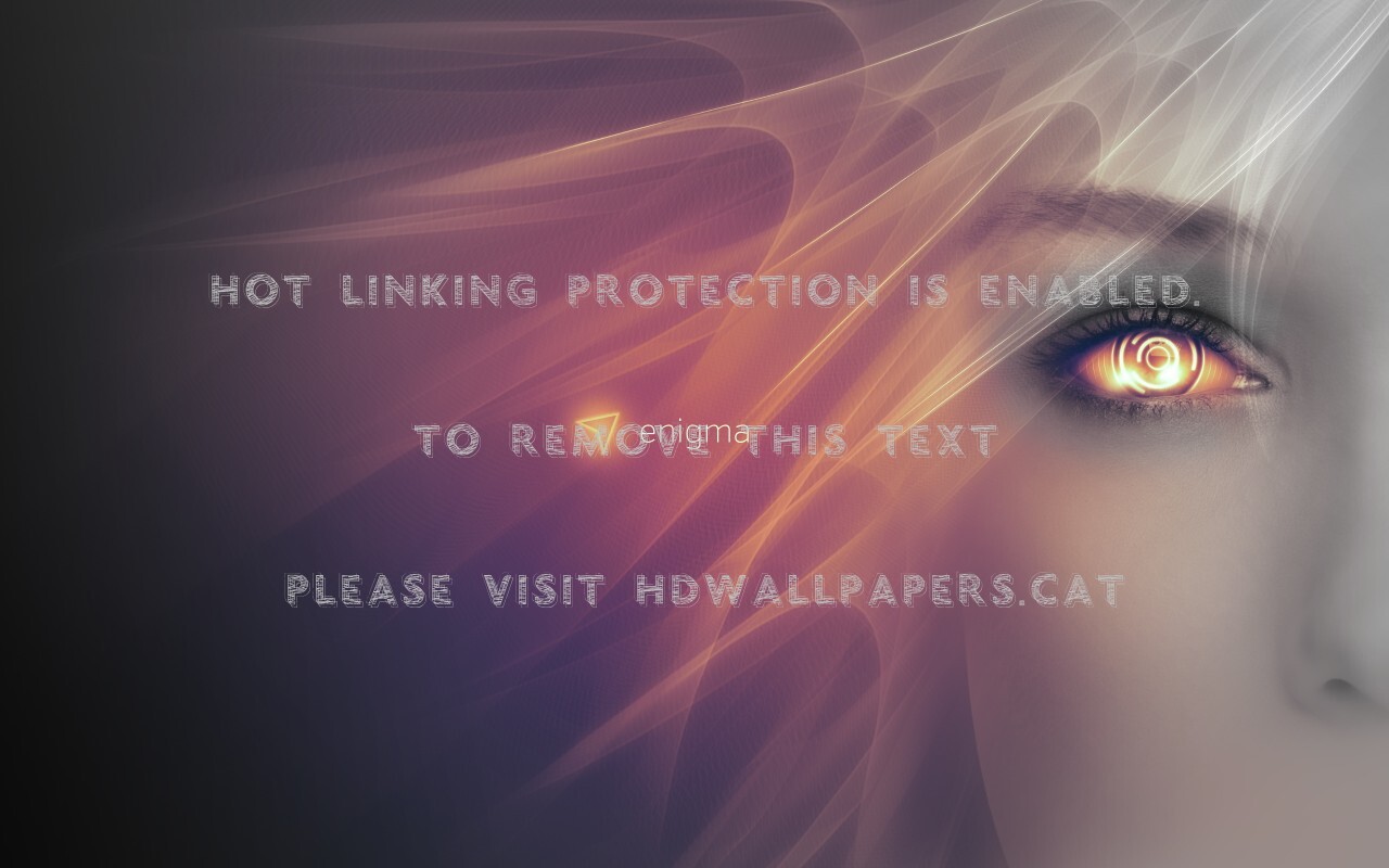 Enigma 3d Art Eyes Graphics Abstract And Cg - Girl - HD Wallpaper 