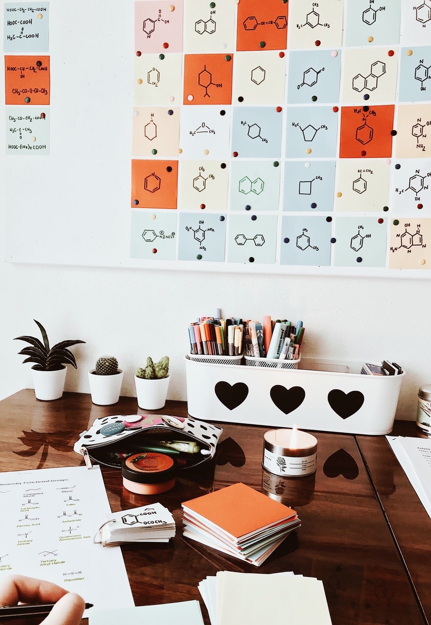 Muji, Organic Chemistry, And Study Image - Interior Design - HD Wallpaper 