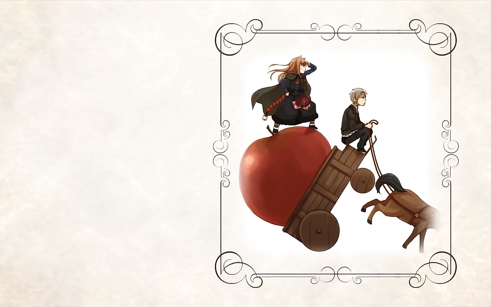 Spice And Wolf Apple - HD Wallpaper 