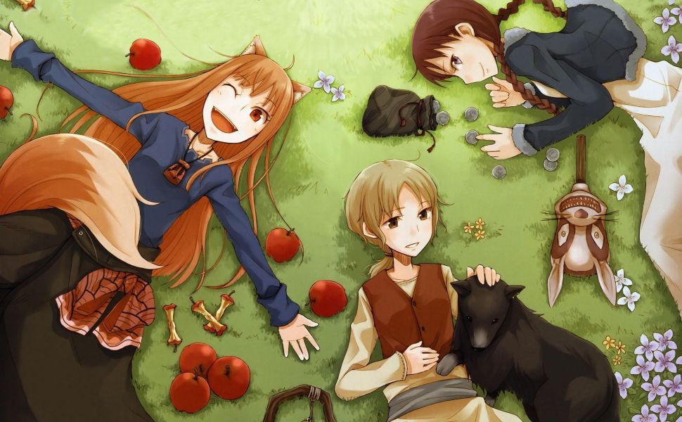 Wolf And Spices Anime - HD Wallpaper 