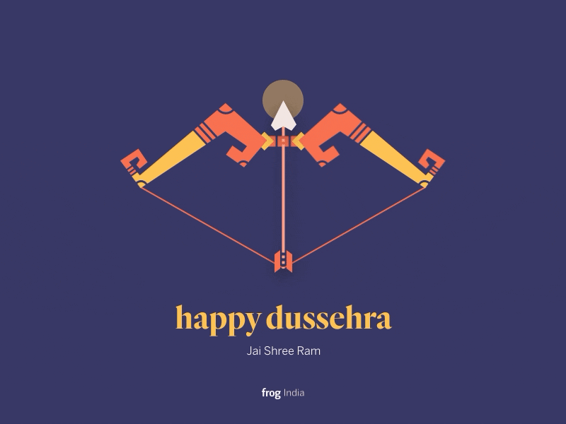 Animated Happy Dussehra - 800x600 Wallpaper 