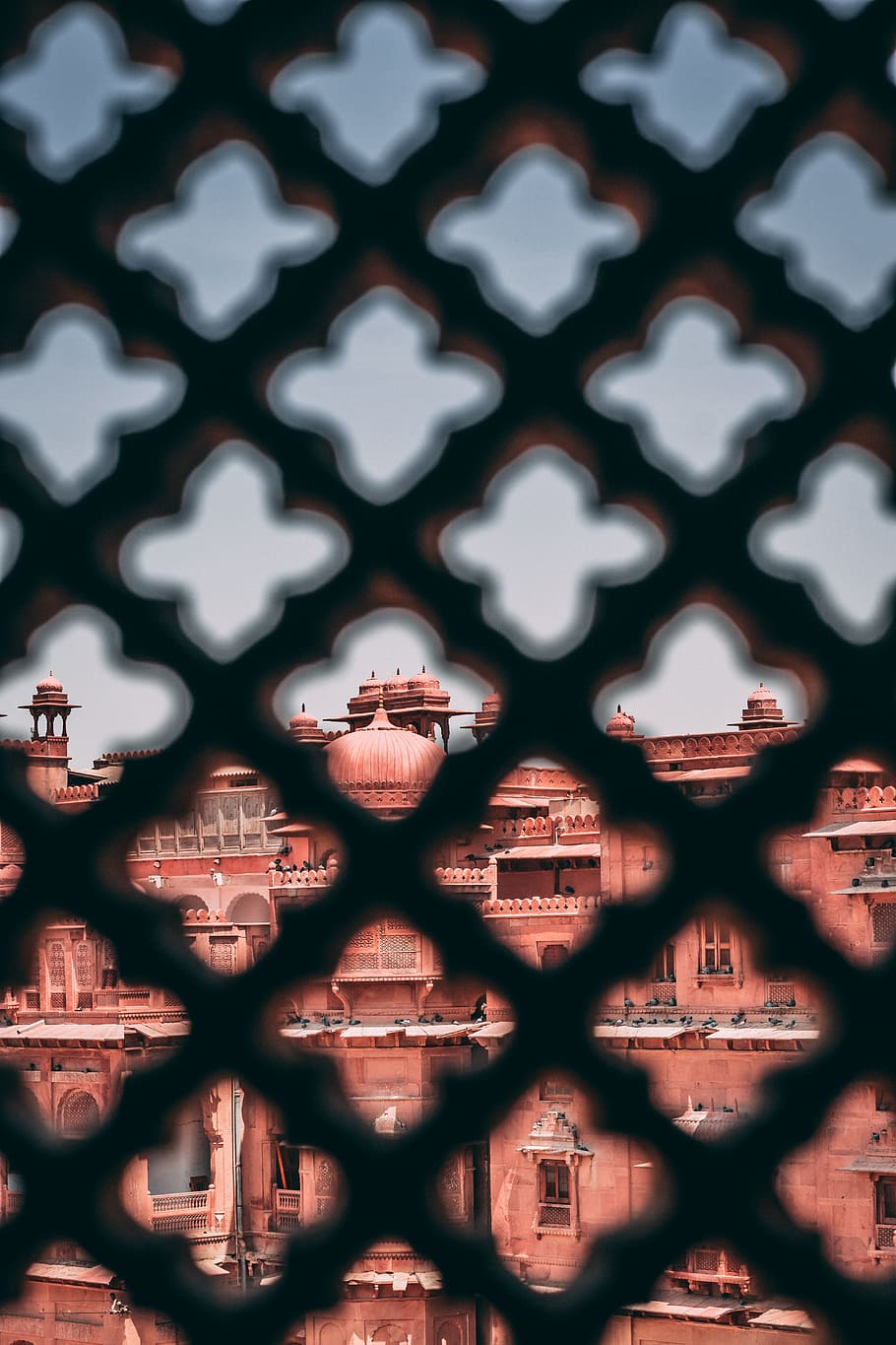 Red Concrete Building, Art, Background, Classic, Design, - Rajasthan Art Background - HD Wallpaper 