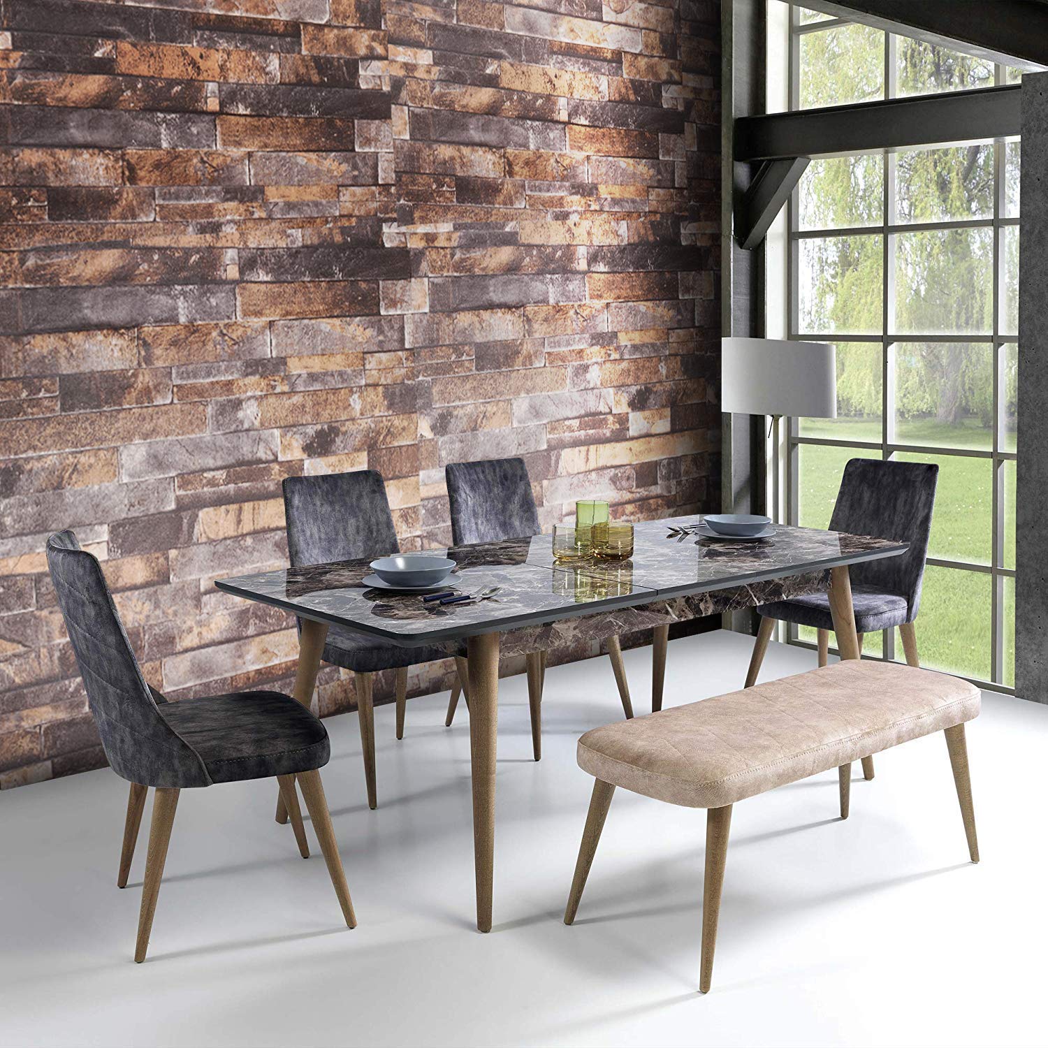 Peel And Stick Wallpaper For Living Room - HD Wallpaper 