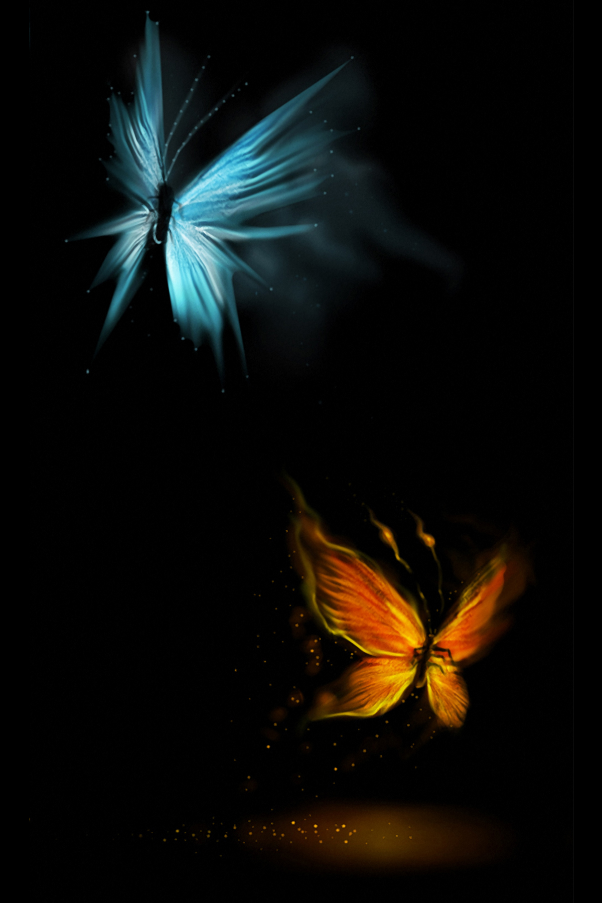 Iphone Butterfly - HD Wallpaper 