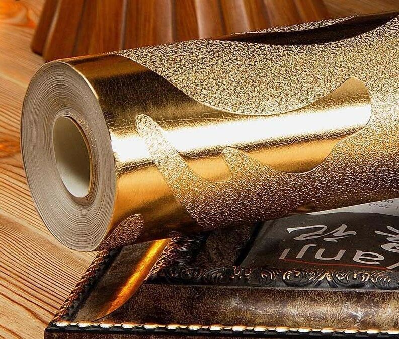 Металлические Обои В Интерьере - HD Wallpaper 