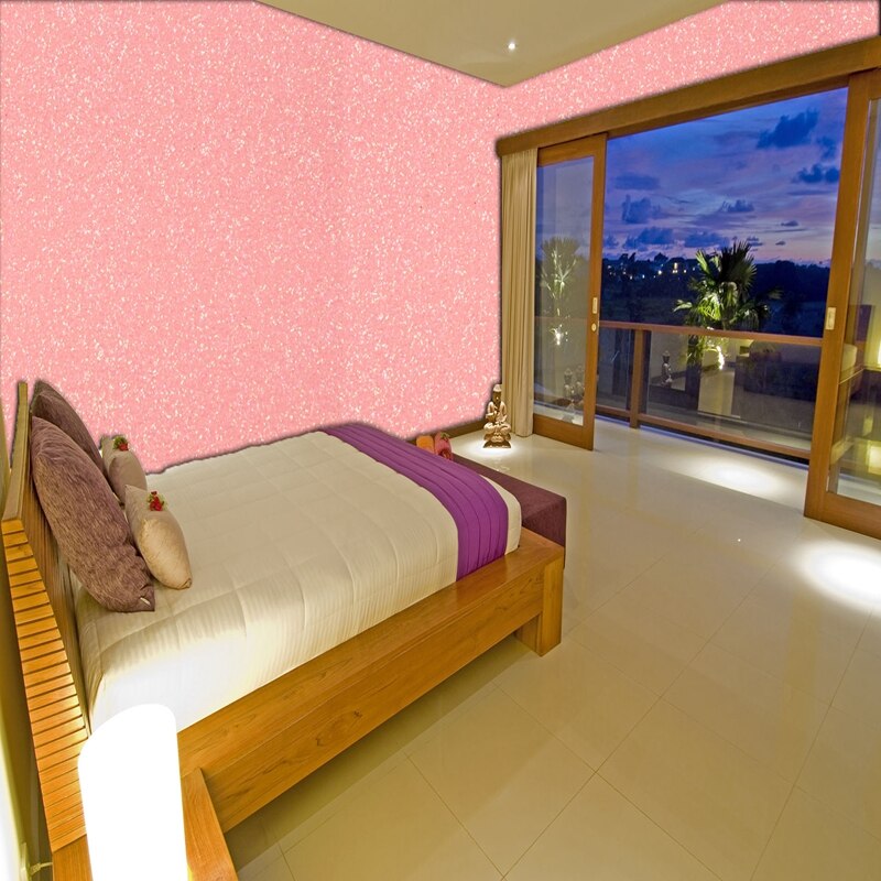 6m One Roll Pink Rainbow Glitter Wallpaper For Kids - Casa De Glitter - HD Wallpaper 