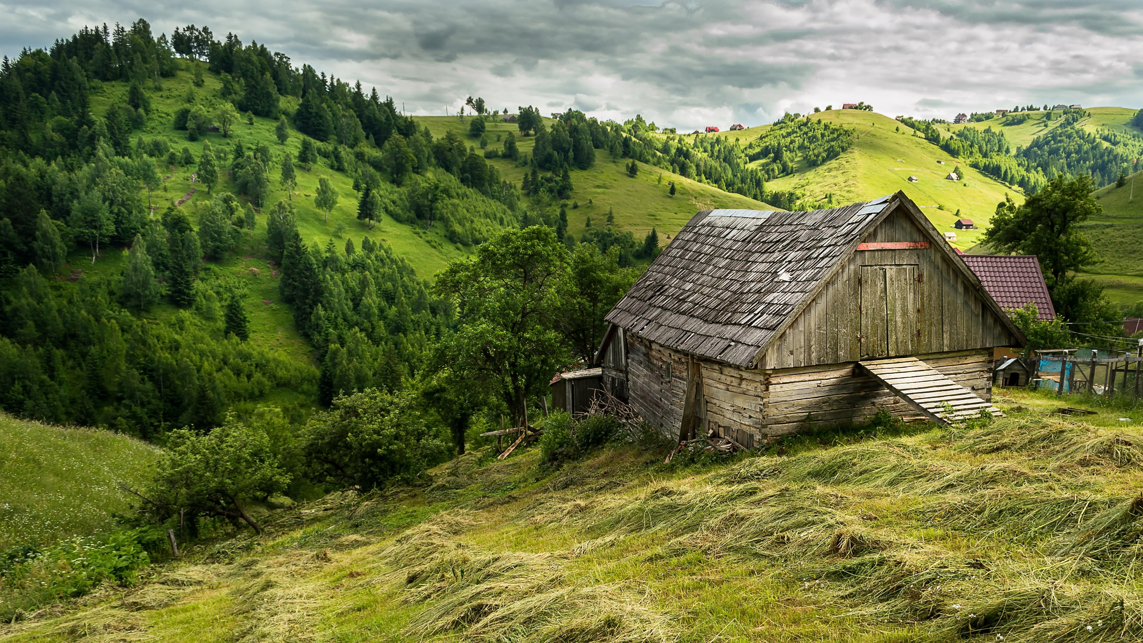 Hut - HD Wallpaper 