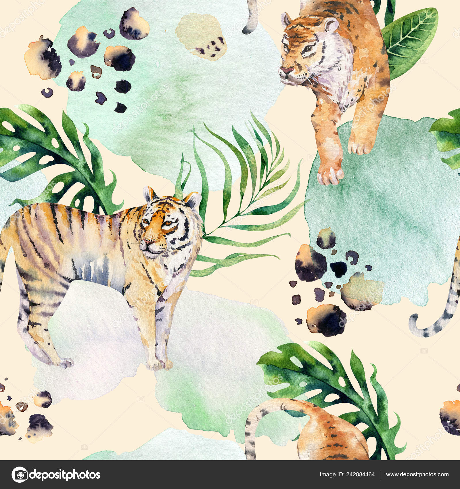 Tiger Palm Leaf - HD Wallpaper 
