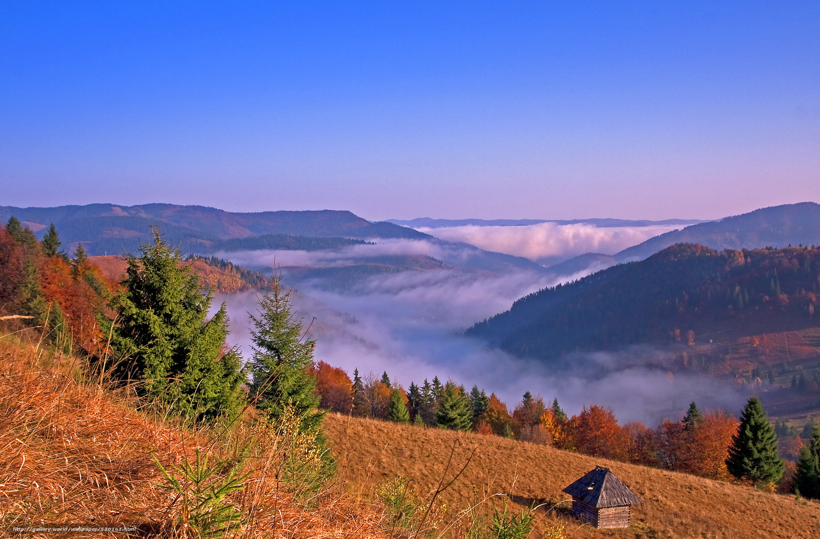 Download Wallpaper Romania, Autumn, Hills, Mountains - Free Wallpaper Desktop Romania - HD Wallpaper 