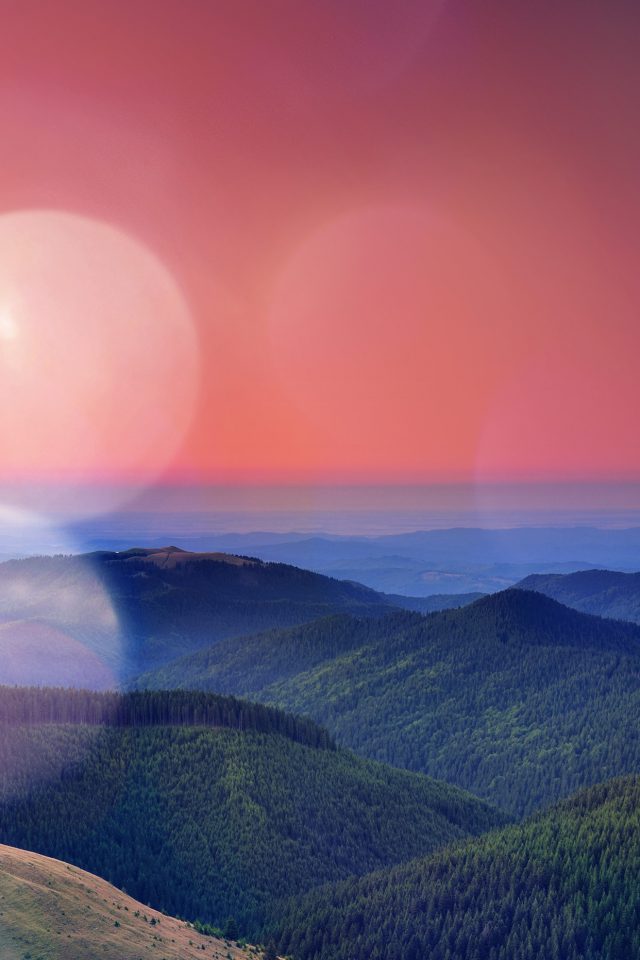 Romania Nature Mountain Sunset Sky Beatiful Flare Iphone - Nature Romania Mountain Sunset Sky - HD Wallpaper 