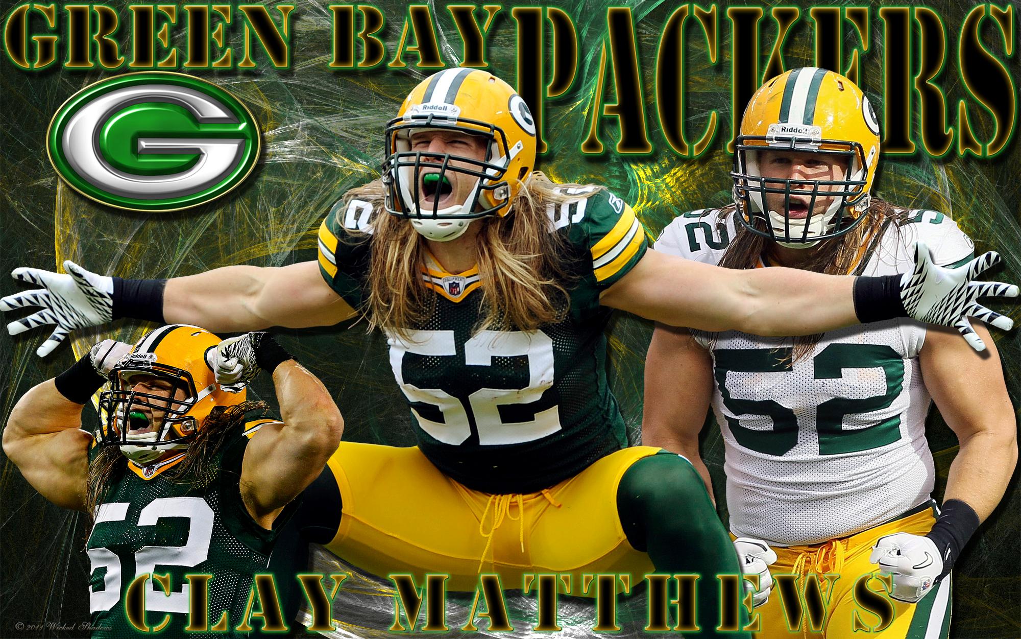 Green Bay Packers Wallpaper - Clay Matthews Green Bay Packers Team - HD Wallpaper 