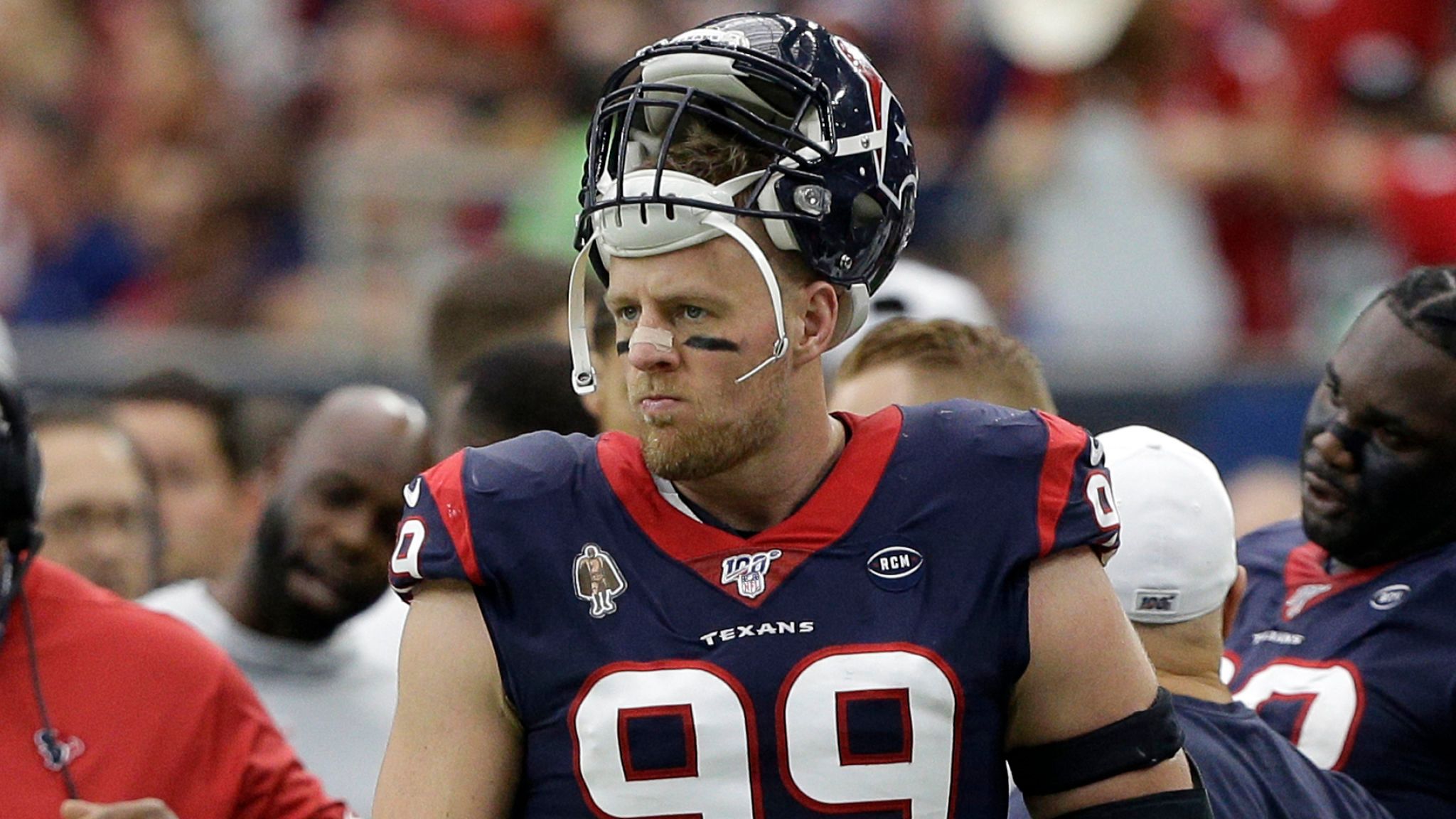 Jj Watt Was Injured In Week 8 Against The Oakland Raiders Jj Watt Pec