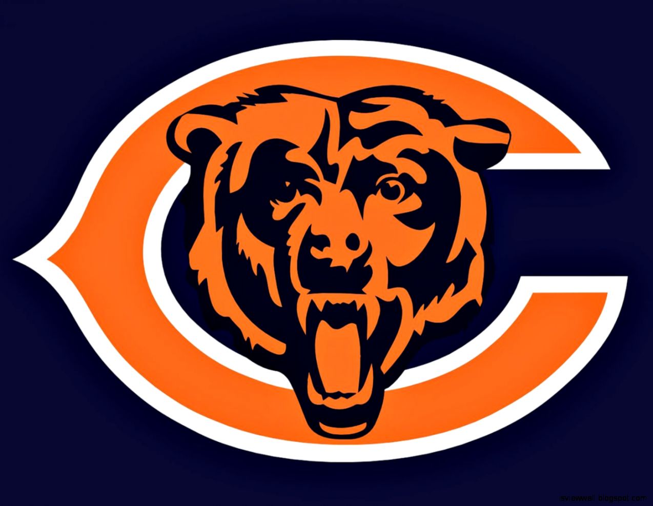 Nfl Football Team Logos Images Chicago Bears Team Logo - Nfl Team Logo Bears - HD Wallpaper 