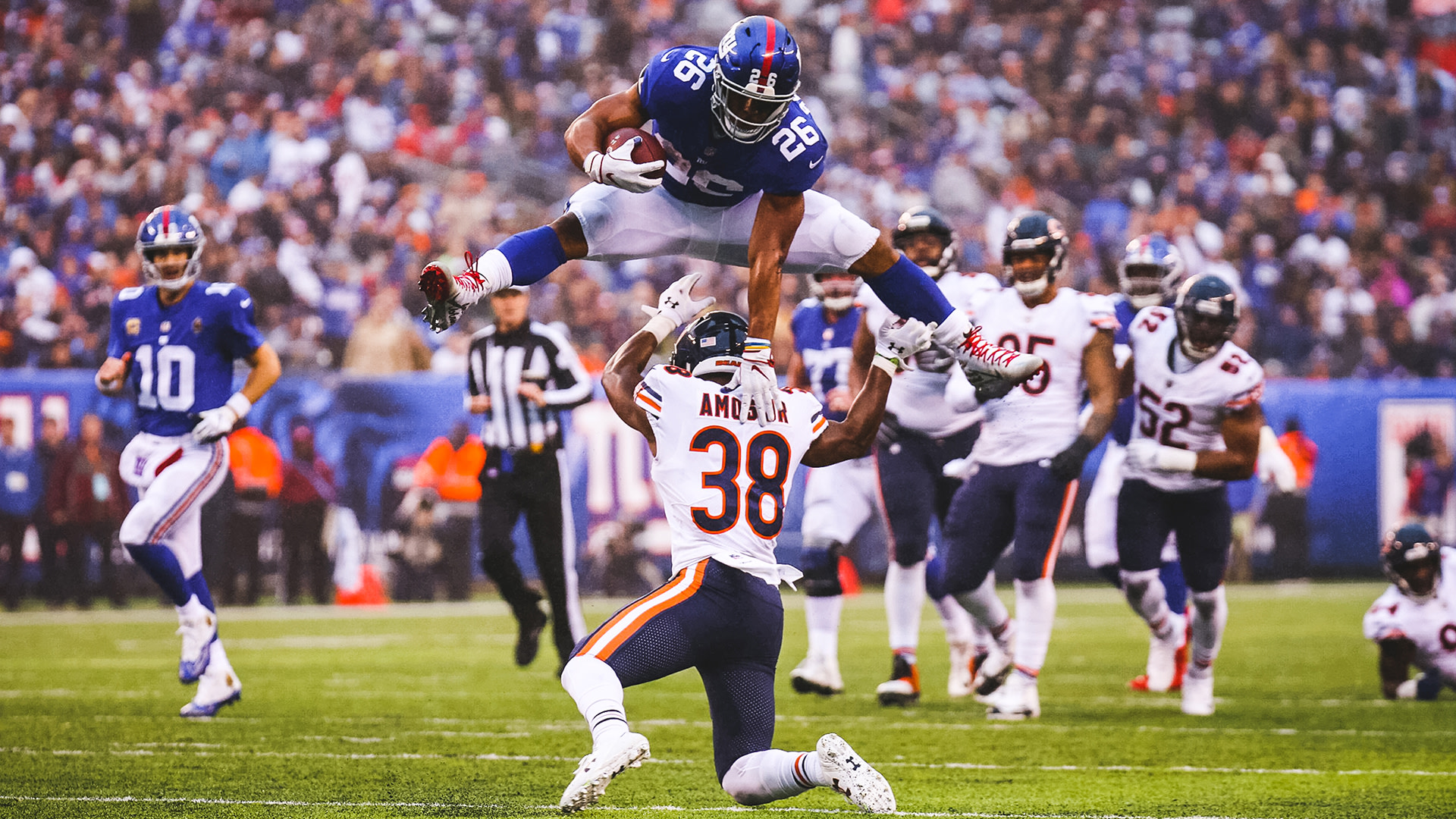 Saquon Barkley Hurdle - HD Wallpaper 