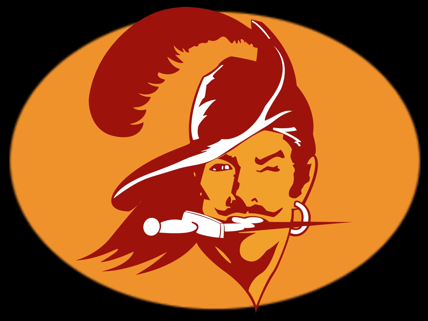 Fondos De Pantalla De Tampa Bay Buccaneers - Old Buccaneers Logo - HD Wallpaper 