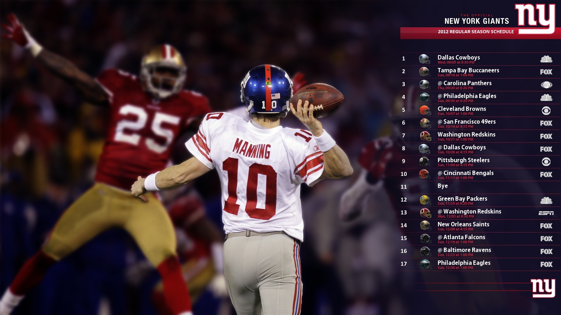 Games Wallpapers For Mobile - Logos And Uniforms Of The New York Giants - HD Wallpaper 