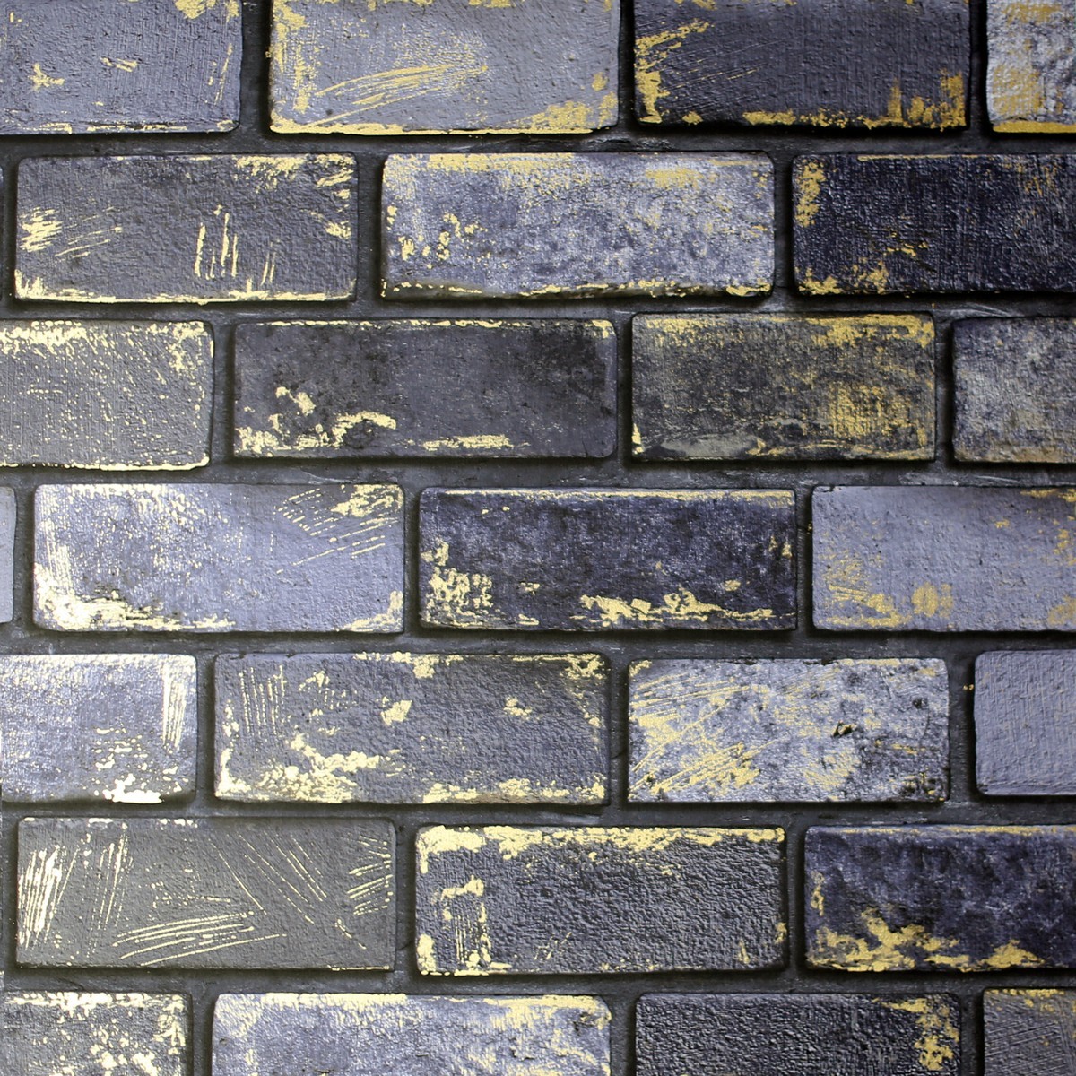 Navy Blue Brick Wall - HD Wallpaper 