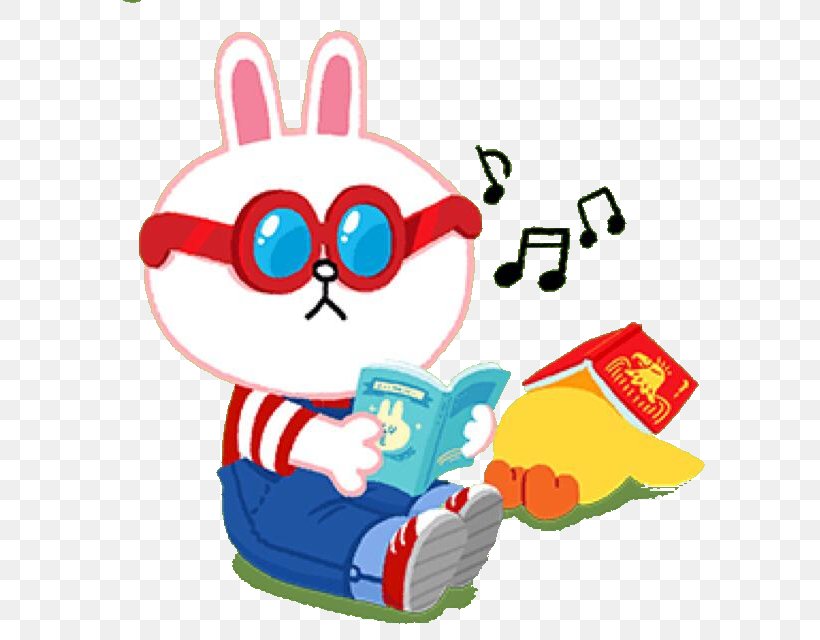 Clip Art Study Skills Line Friends Sticker Image, Png, - Png Study Sticker - HD Wallpaper 