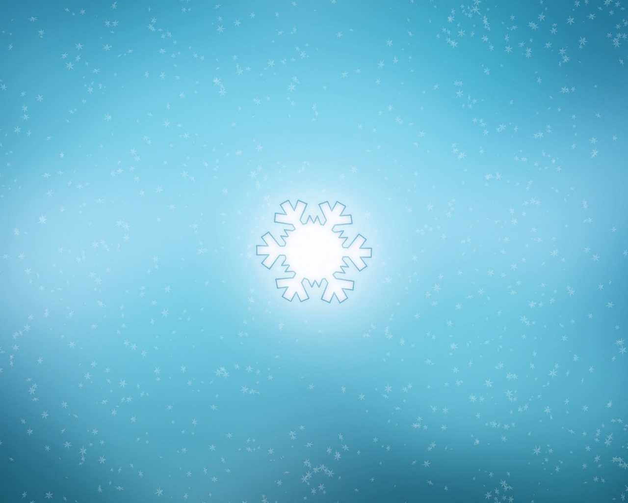 Wallpaper Snowflake, Background, Bright, Blue - Wallpaper - HD Wallpaper 