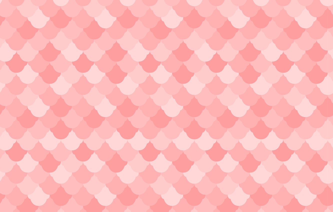 Photo Wallpaper Pink, Texture, Color, Scallops - Wallpaper - HD Wallpaper 