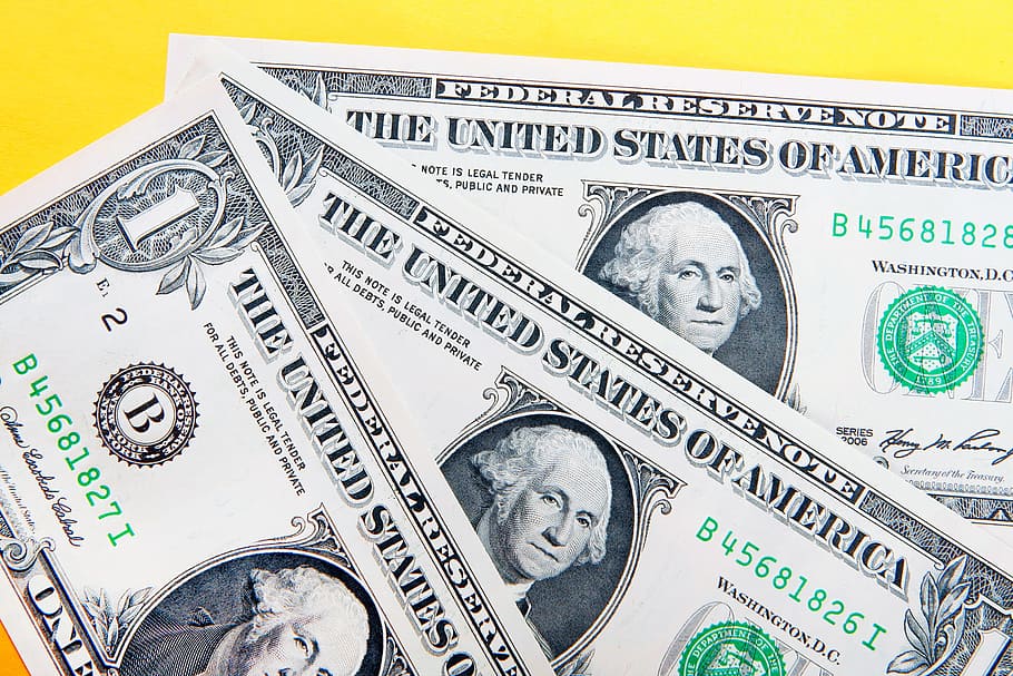 One, Dollar, Bill, Money, Background, Banking, Bills, - Dollar Bill - HD Wallpaper 