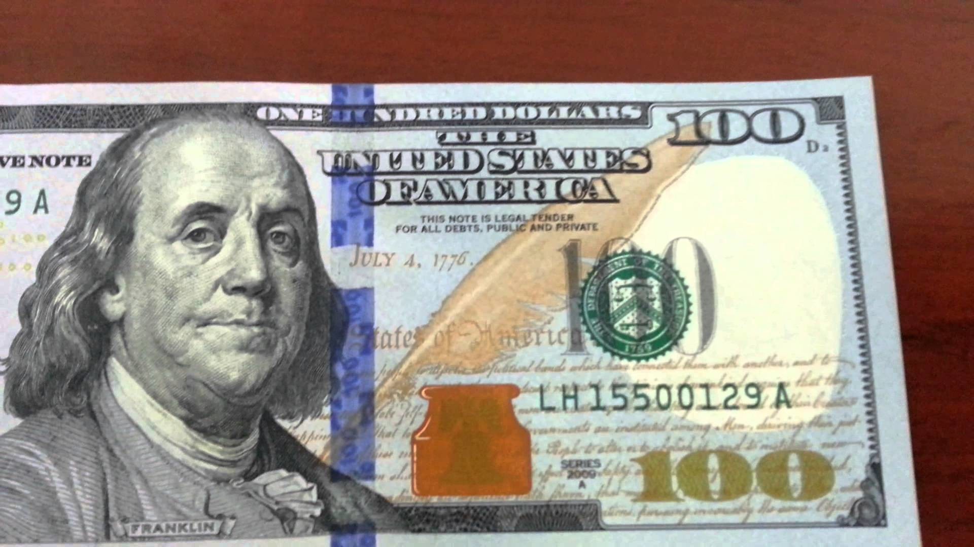 1920x1080, Millions Of Dollars Wallpaper Million Dollars - Hologram 100 Bill - HD Wallpaper 