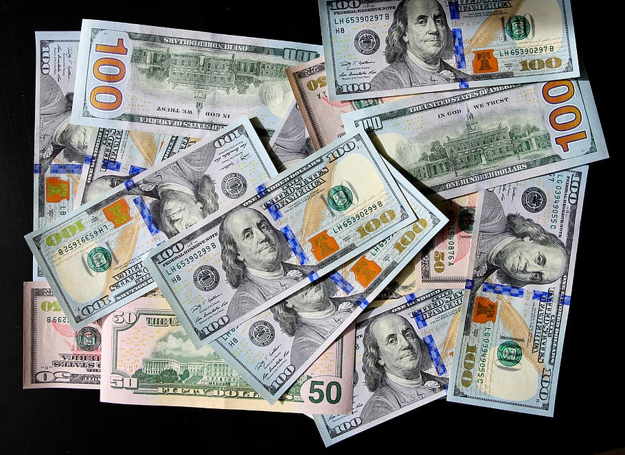 Dollar, Dollars, New, Pile, Bills, Heap, Debt, Nobody, - 100 Us Dollar - HD Wallpaper 