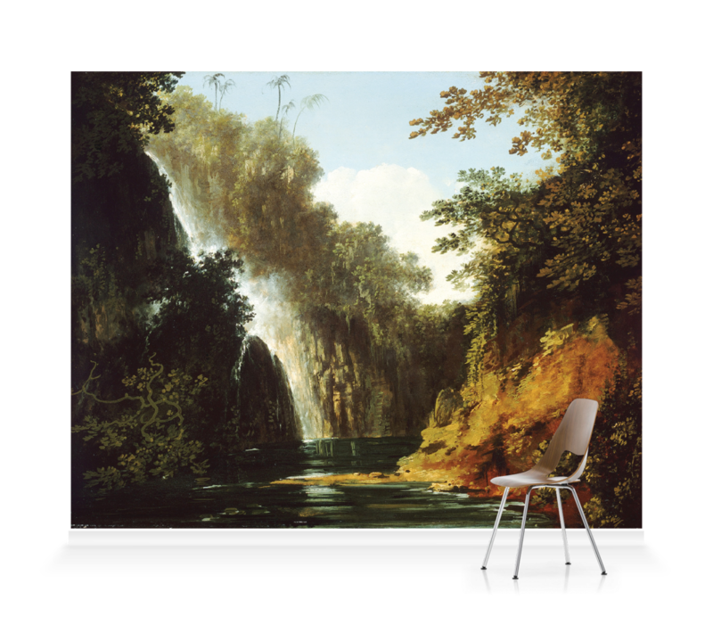 Tahiti Waterfall Hodges - HD Wallpaper 