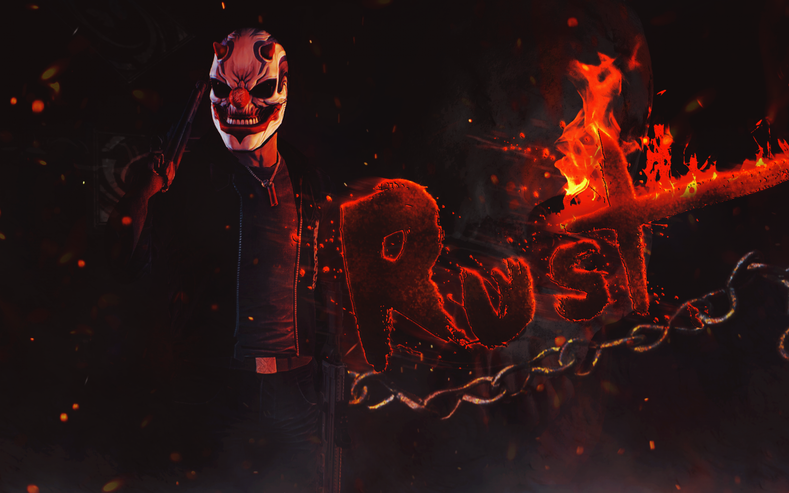 Payday 2, Rust, Chains - Payday 2 - HD Wallpaper 