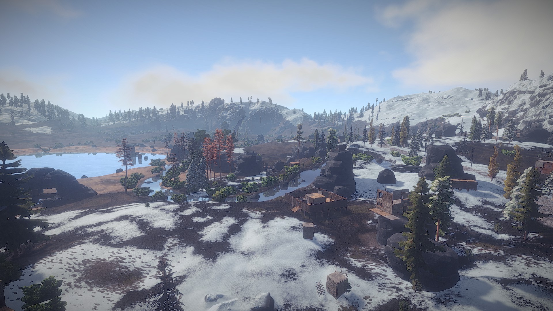 Rust - Garrys Mod Snow Map - HD Wallpaper 