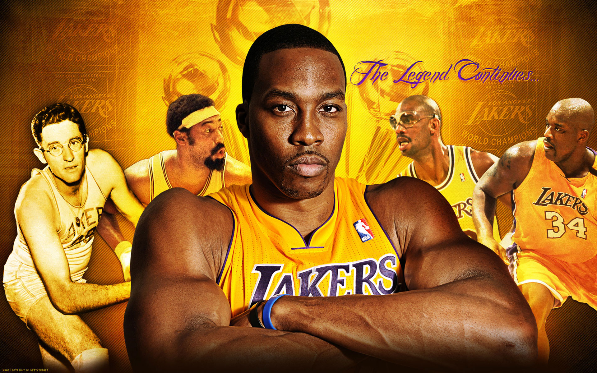 Dwight Howard Lakers Wallpapers Dwight Howard Lakers - Dwight Howard Lakers Centers - HD Wallpaper 