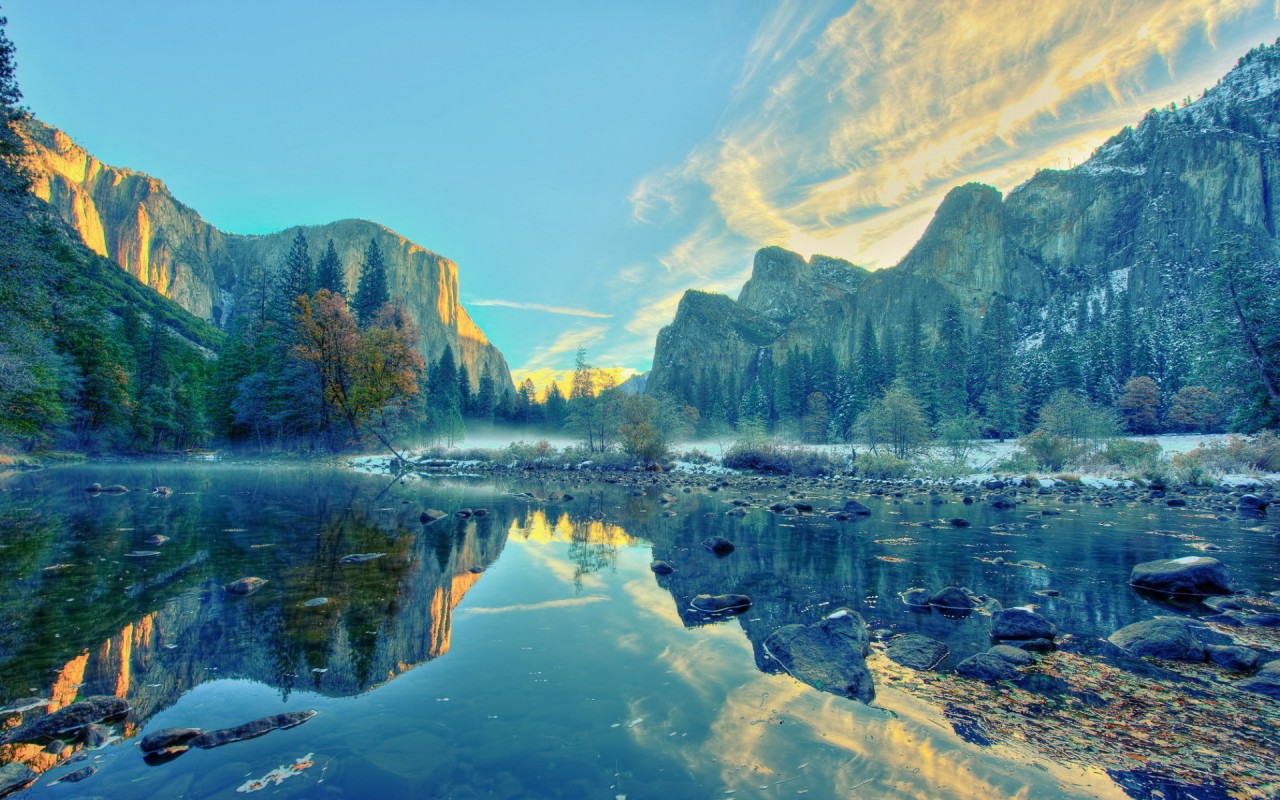 Calming Yosemite National Park Wallpapers - Beruhigende Desktop Hintergründe - HD Wallpaper 