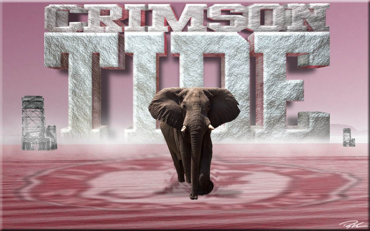 Incredible Cute Wallpapers University Of Alabama Te - Desktop Alabama Crimson Tide - HD Wallpaper 