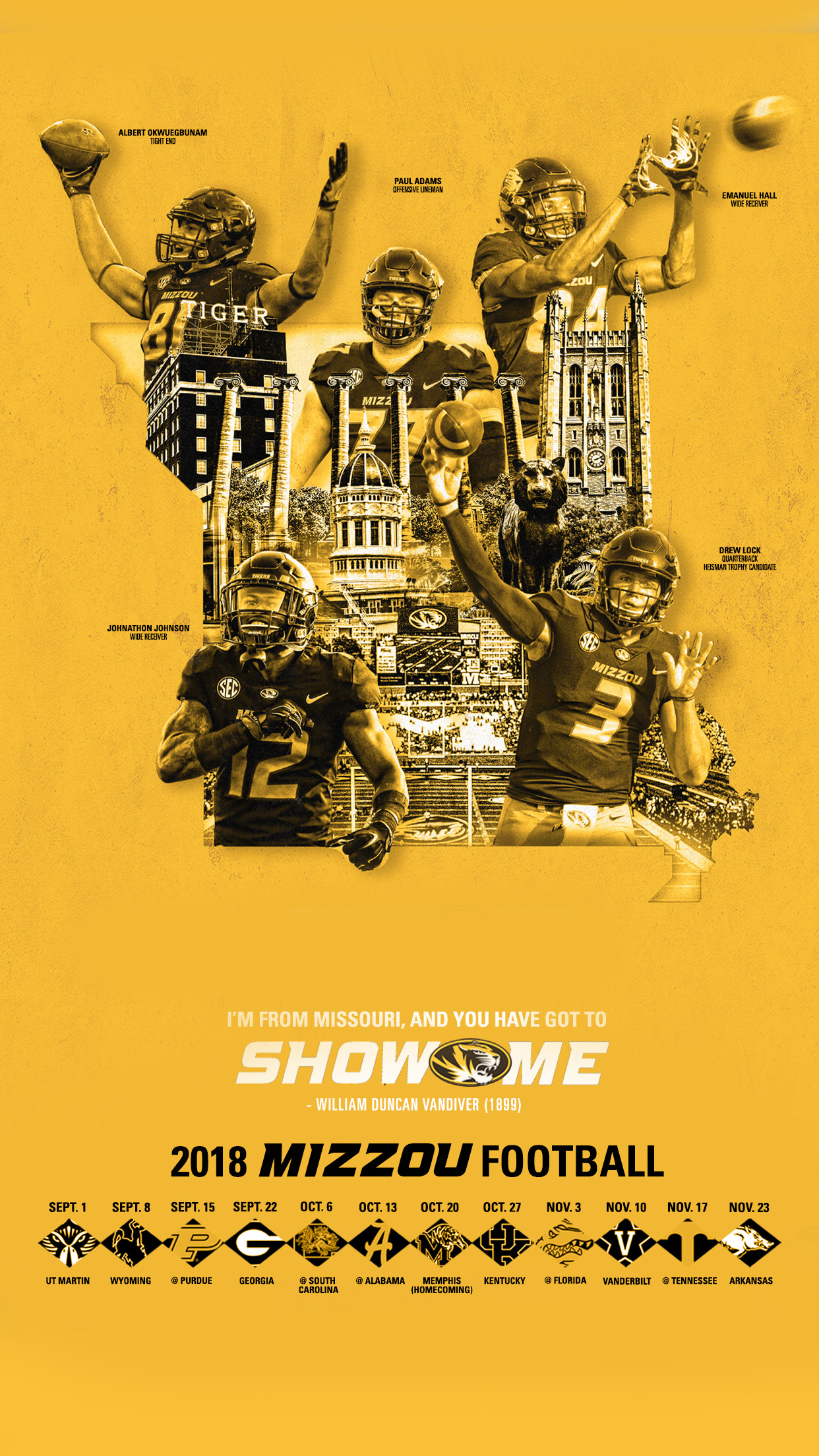 Mizzou Football Posters 1242x2208 Wallpaper teahub.io