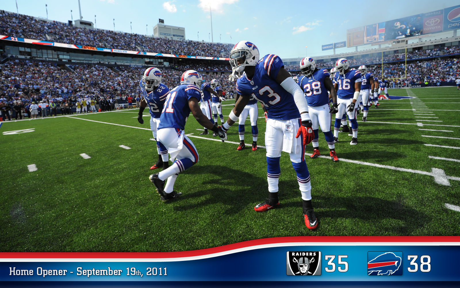 Background Of The Day Buffalo Bills - Lit Buffalo Bills Background - HD Wallpaper 