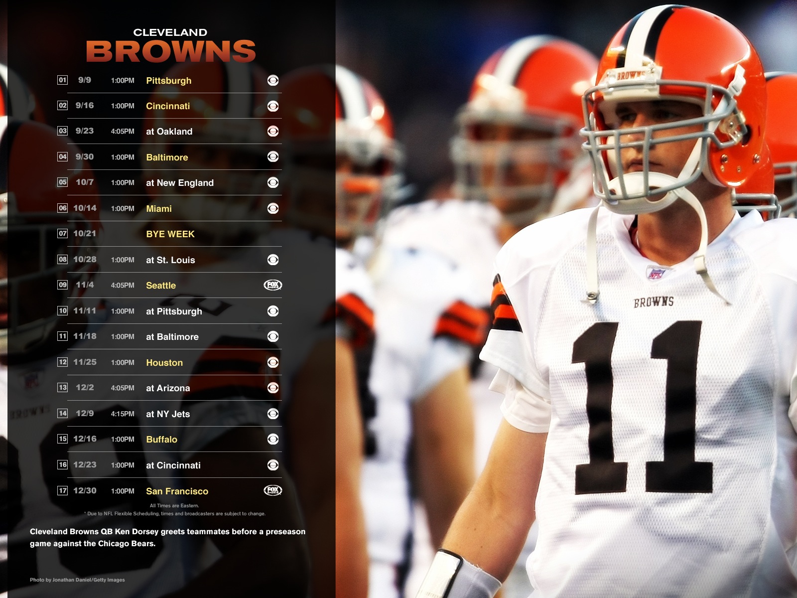Nfl Cleveland Browns 2012 Schedule - Cleveland Browns - HD Wallpaper 