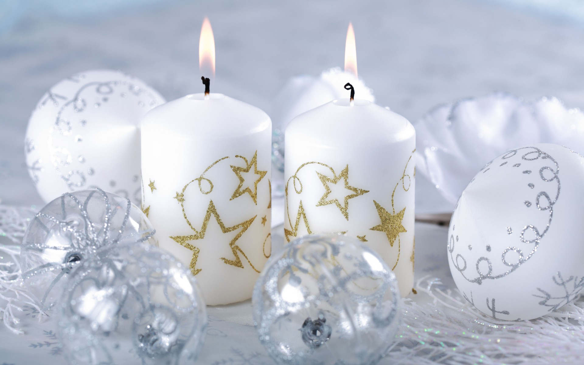 Beautiful Candles Wallpaper Desktop - HD Wallpaper 