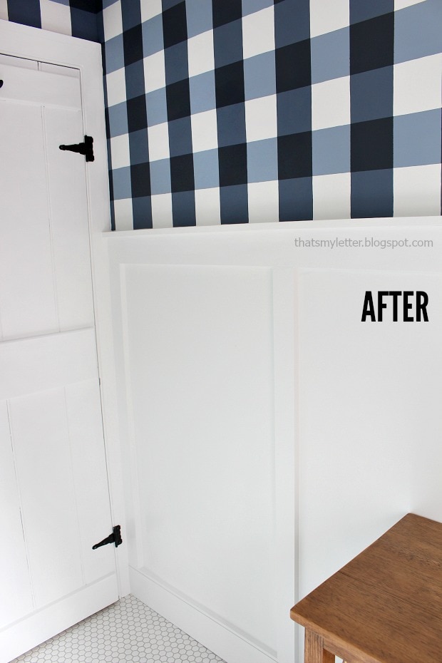 Diy Buffalo Check Painted Walls - Tile - HD Wallpaper 