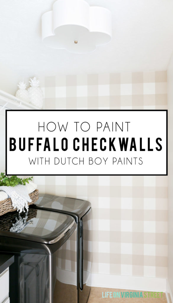 How To Paint Buffalo Check Wall With Dutch Boy Paints - Paint - HD Wallpaper 