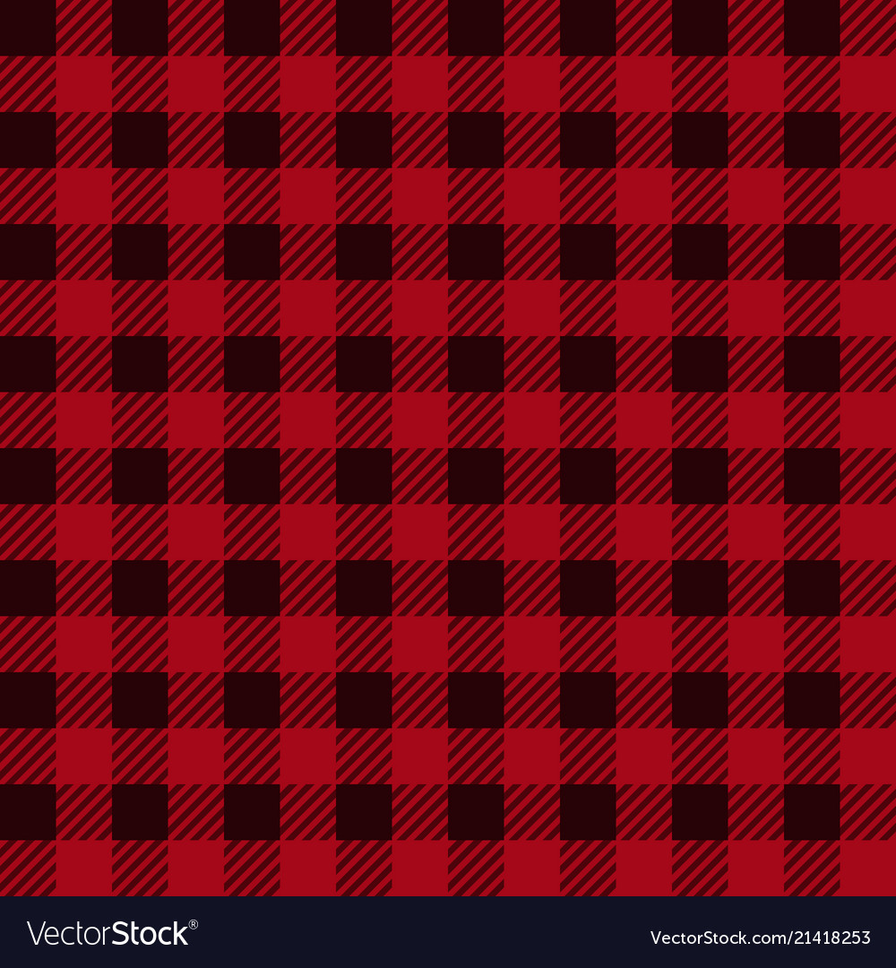 Red And Black Plaid Texture - HD Wallpaper 