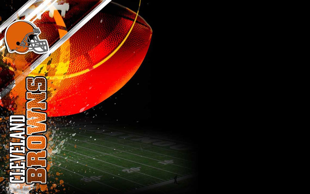 Cleveland Browns Name And Football Wallpaper - Cleveland Browns - HD Wallpaper 