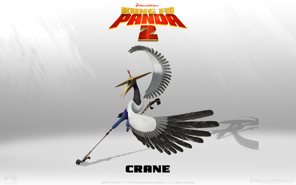 Crane Wallpaper - Kung Fu Panda 2 Crane - HD Wallpaper 
