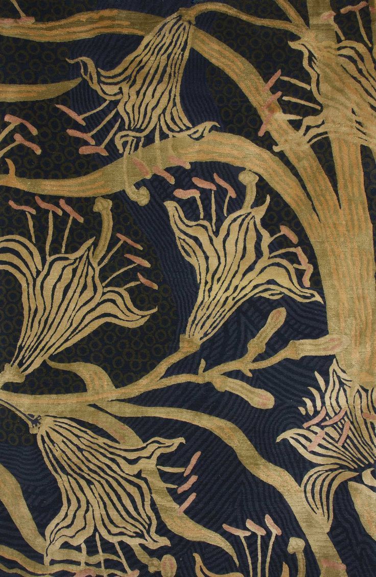 Daylily Walter Crane Wallpaper Design - HD Wallpaper 